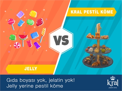 Yumuşak Şeker (Jelly şeker) yerine çocuklarımıza "Pestil ve Köme"